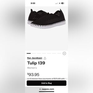Brand new with tags Ilse Jacobsen Tulip Slip on Sneakers